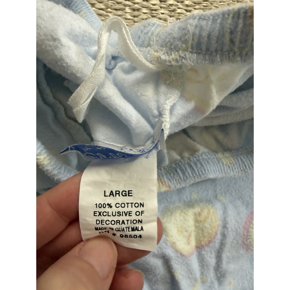lanz of salzburg flannel Pajama Set. Large Flannel. Celestial Print - Picture 7 of 8